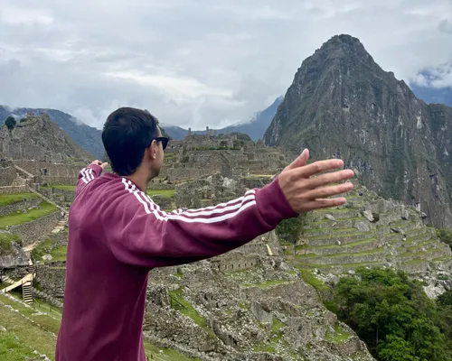 Fausto at Machu Picchu