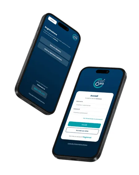 ConCura registration on mobile